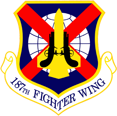 187th Fighter Wing - 187th Fighter Wing Logo (416x416), Png Download