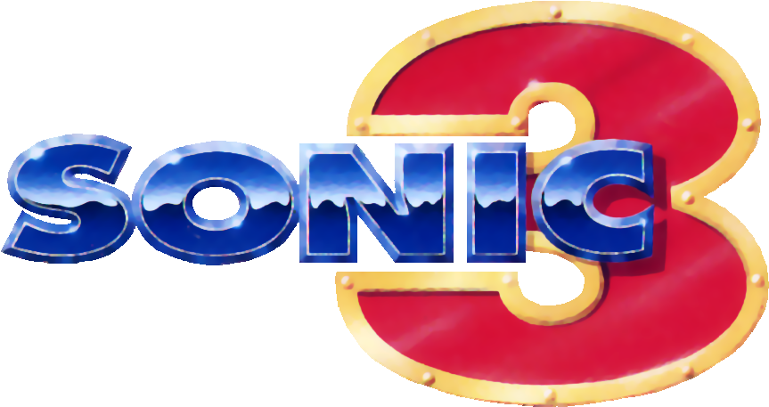 Sonic The Hedgehog - Sonic The Hedgehog 3 Logo (864x464), Png Download