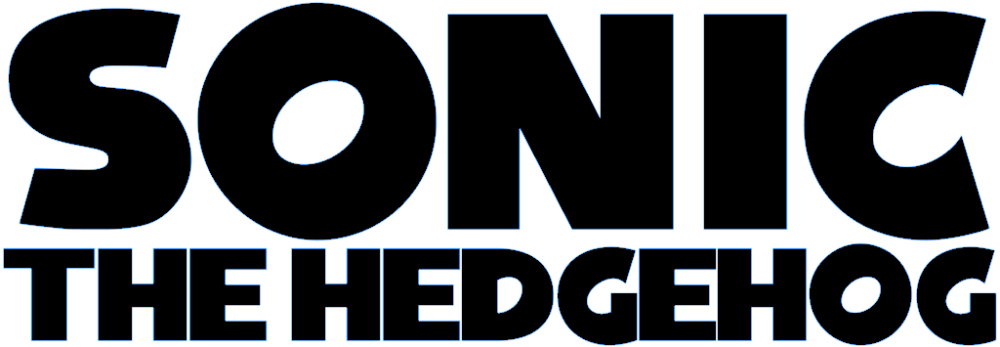 Sonic The Hedgehog (1000x347), Png Download