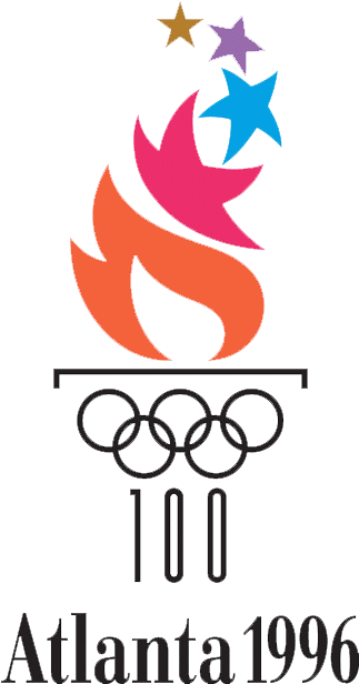 1996 Atlanta Summer Olympics Logo - Atlanta 1996 Olympics Logo (900x615), Png Download