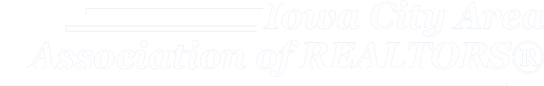 Iowa City Area Association Of Realtors Logo (2000x448), Png Download