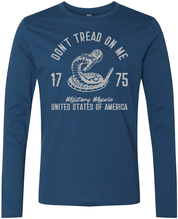 “don't Tread On Me” - Long-sleeved T-shirt (616x960), Png Download