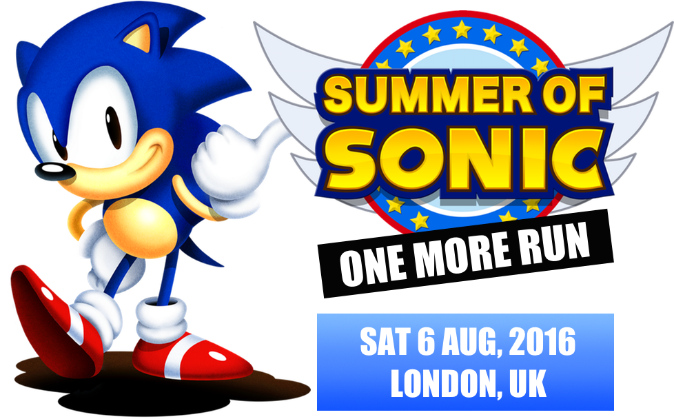 Summer Of Sonic 2016 Logo (1000x625), Png Download