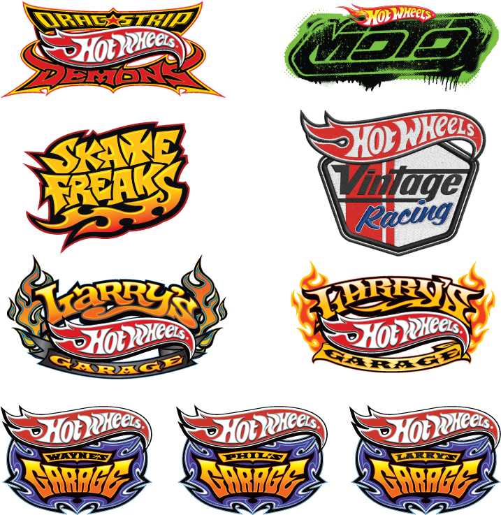 Hot Wheels Vintage Racing Logo (720x785), Png Download