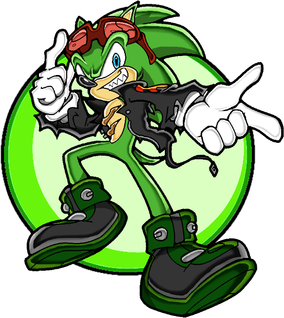Segasonic The Hedgehog Sonic Riders Sonic Chaos Sonic - Scourge The Hedgehog (650x650), Png Download