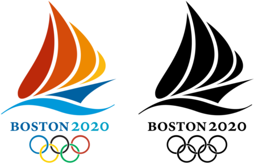 Dinopoulous Olympic Logo - Boston 2020 (640x480), Png Download