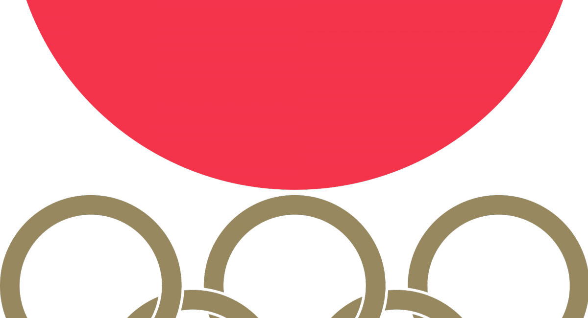 The 1964 Olympic Logo - Tokyo 1964 Olympics Logo (1200x650), Png Download