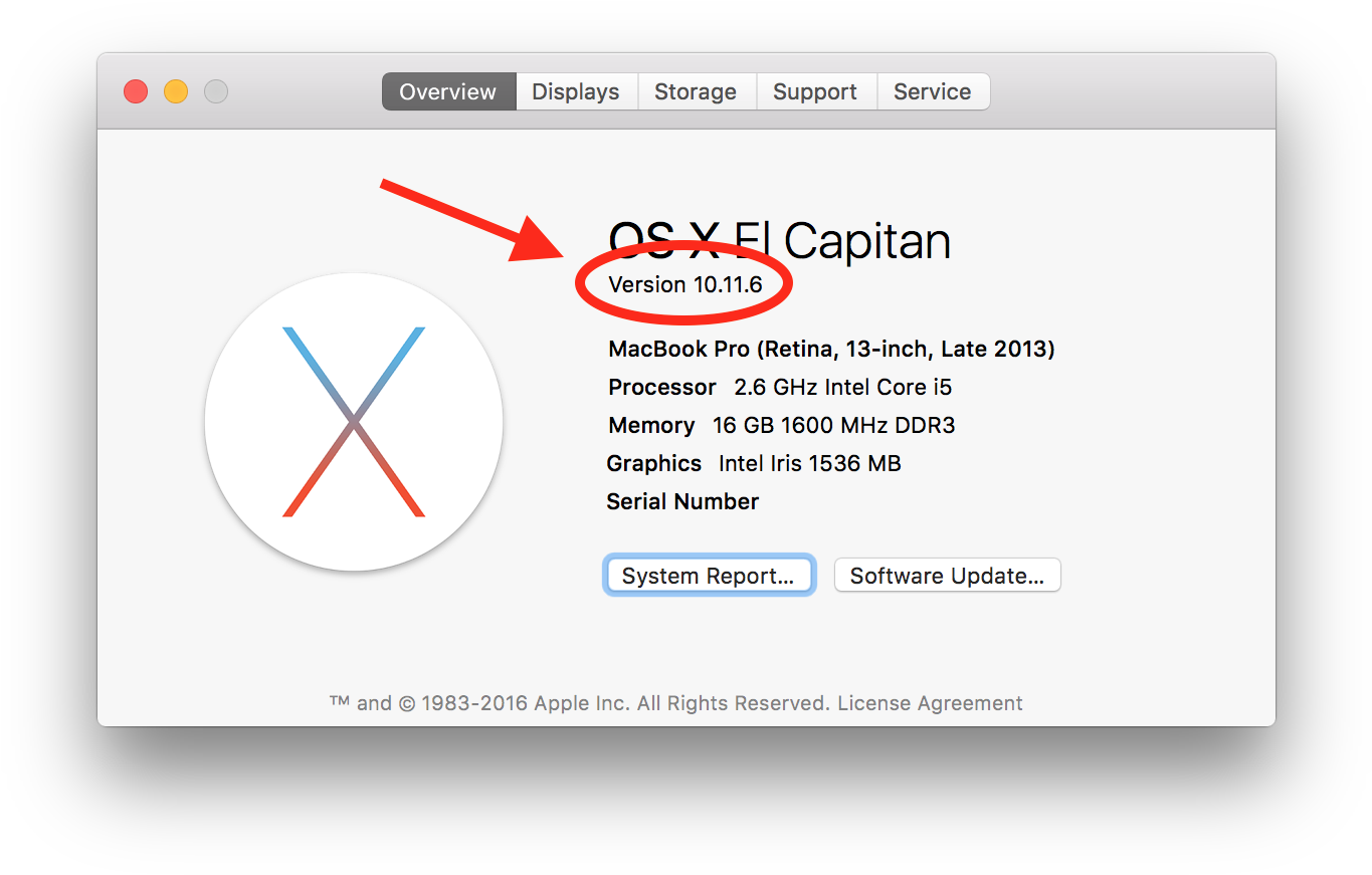 Why Such A Modern Gpu In Such An Old Machine - Macbook Air 2015 About This Mac (698x466), Png Download