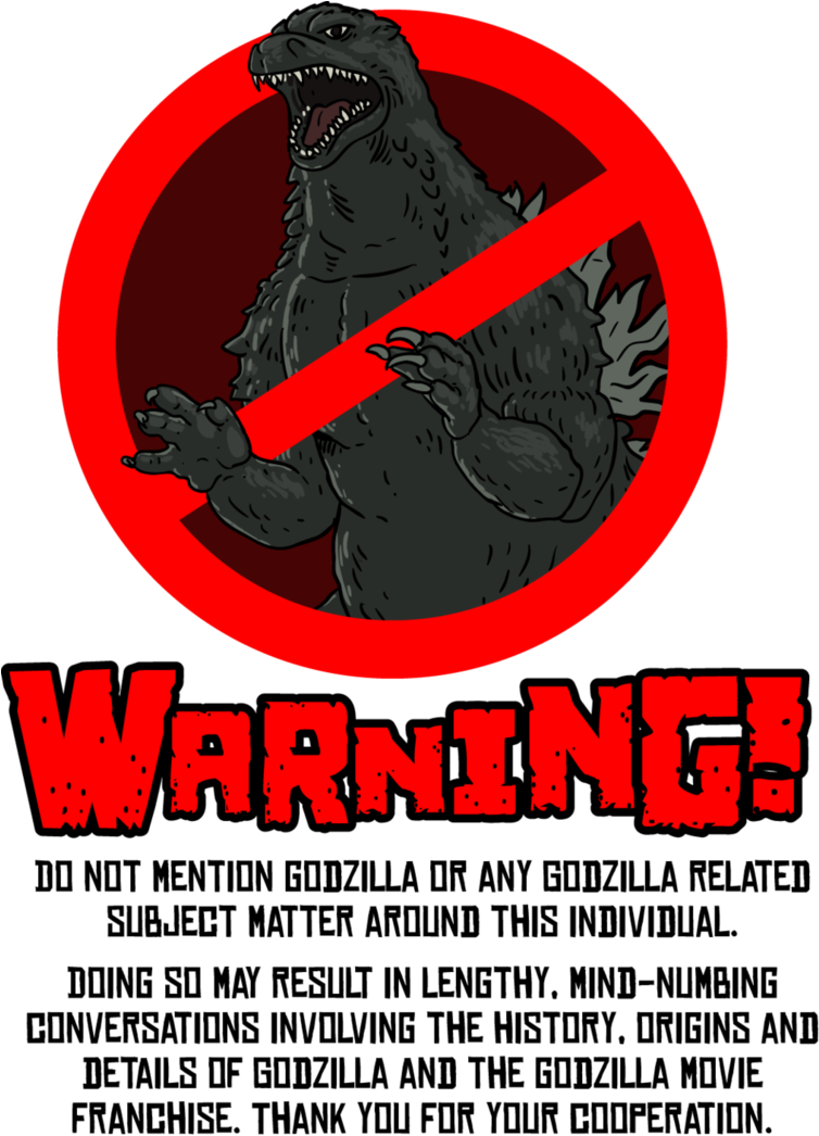 Anti-godzilla Warning By Dangerpins - Anti Godzilla (762x1048), Png Download