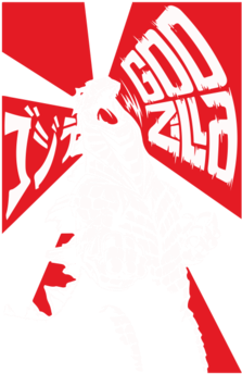 Godzilla - Graphic Design (674x518), Png Download
