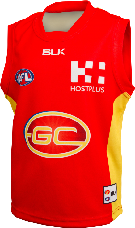 Gold Coast Suns 2016 Kids On-field Home Guernsey - Gold Coast Suns Indigenous Guernsey 2018 (740x740), Png Download