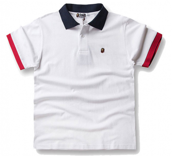 A Bathing Ape Mini Logo Polo Shirt - Polo Shirt (600x315), Png Download