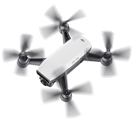 Dji Spark Png - Dji Spark Drone Fly More Combo White (449x401), Png Download