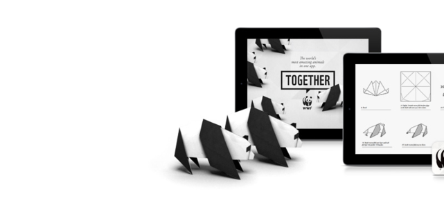 Origami Toppromobg Long Transparent 1 3 12 Origami - World Wide Fund For Nature (640x480), Png Download