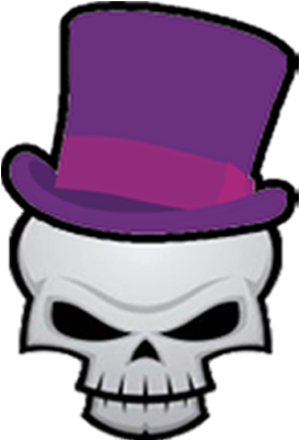 Wwf Logo - Evil Skull (500x500), Png Download