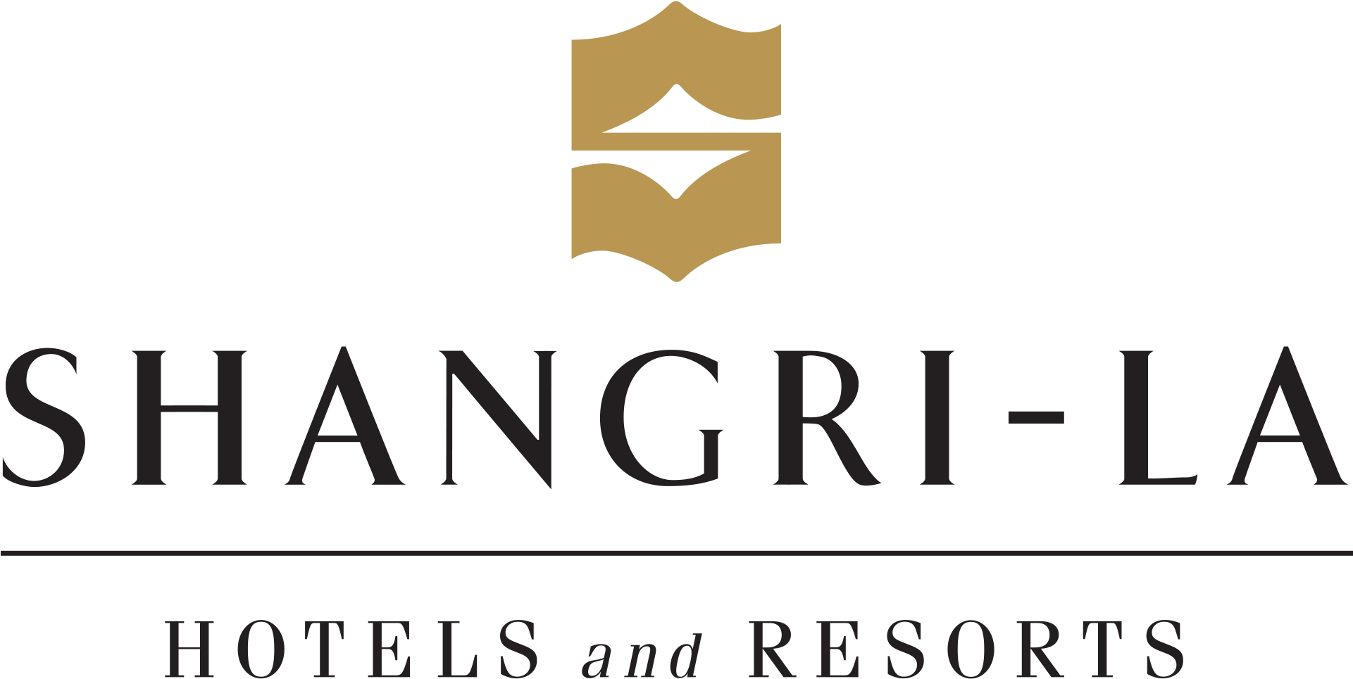 Shangri La Logo Transparent Png Sticker - Shangri La Hotel Logo Png (2000x1040), Png Download
