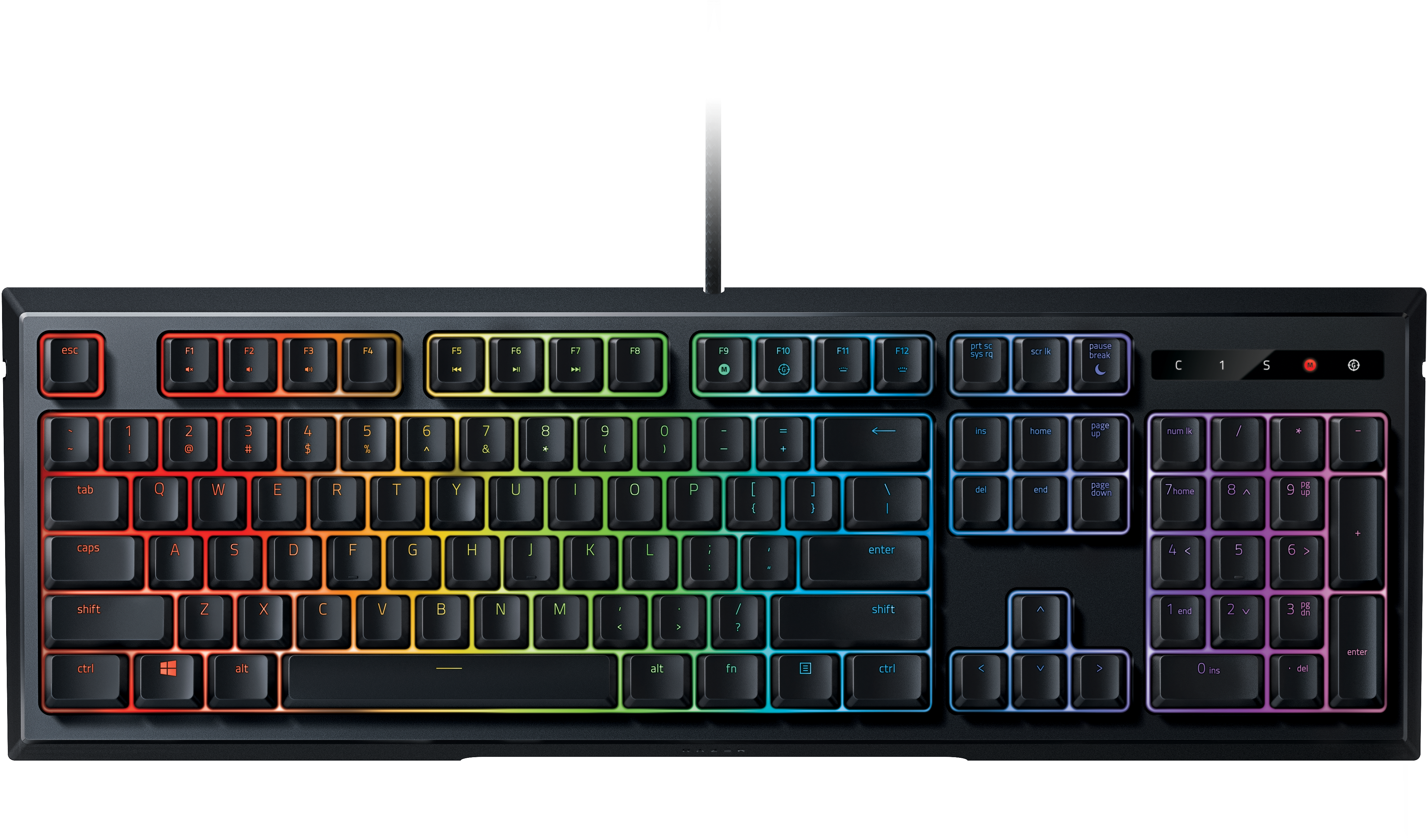 Razer Created The Clickiest Keyboard Of All Time And - Razer Ornata Chroma Wired Gaming Keyboard (5000x3535), Png Download