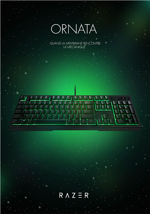 Innovation Créative Rt Novolab Info - Razer Ornata Expert Gaming Keyboard (1100x825), Png Download