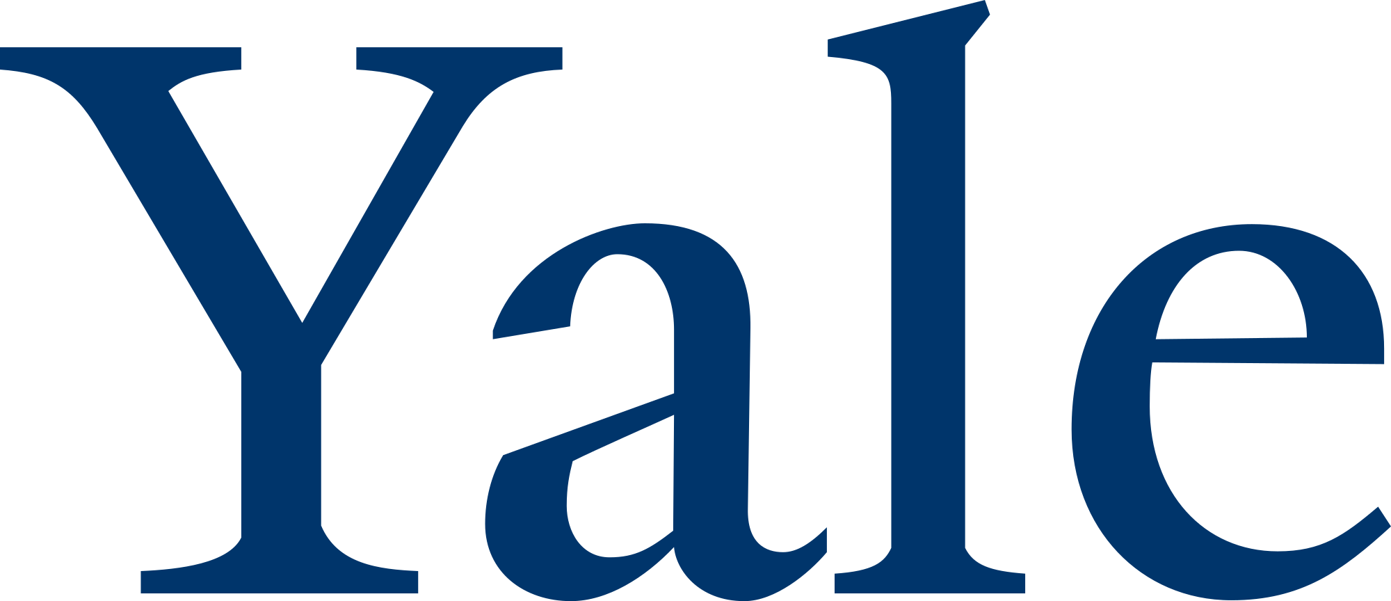 Open - Yale University Logo (2000x864), Png Download
