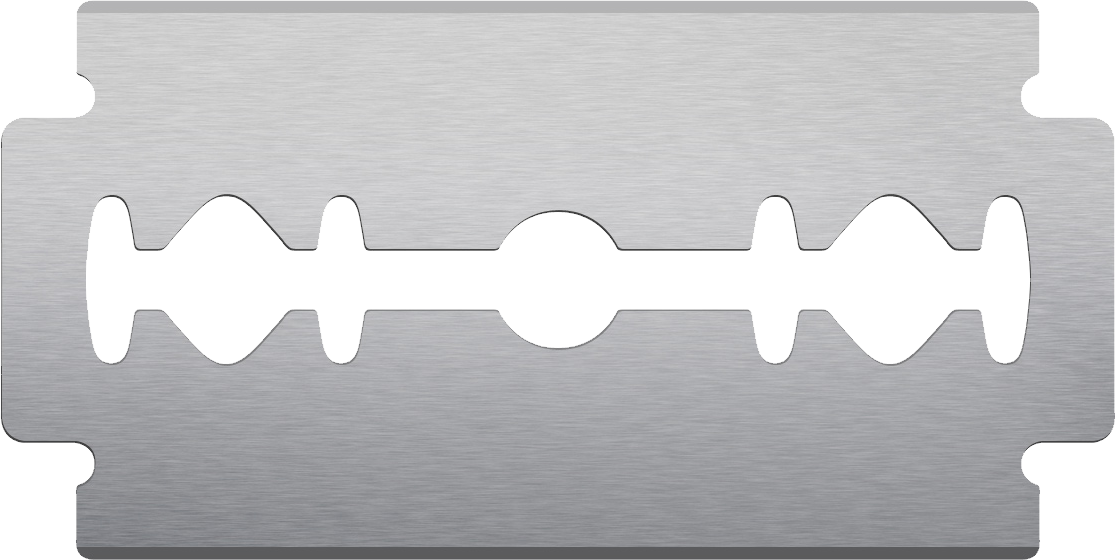 Razor Blade Png (1116x560), Png Download