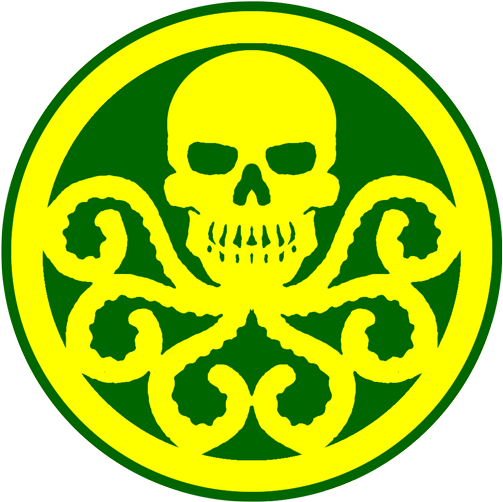 Hydra-logo - Marvel Comics Hydra Insignia Refrigerator Magnet (615x589), Png Download