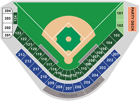 Miami Marlins - Roger Dean Stadium Section 212 (500x500), Png Download