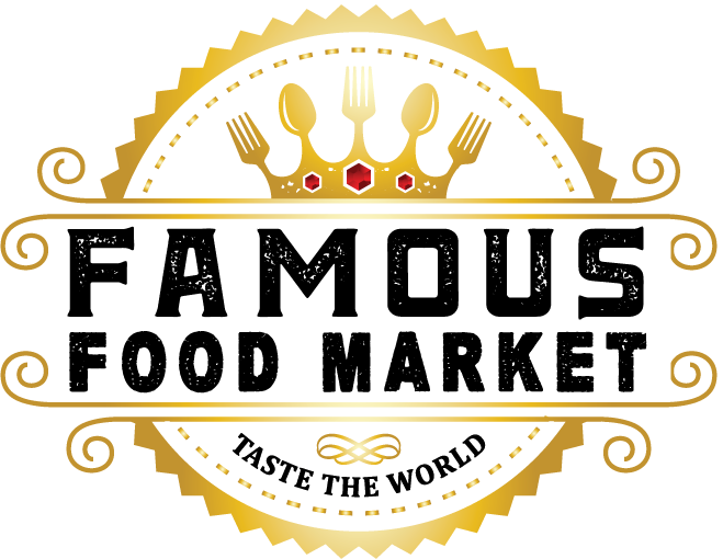 Famous Food Market Black Logo - Food (659x510), Png Download