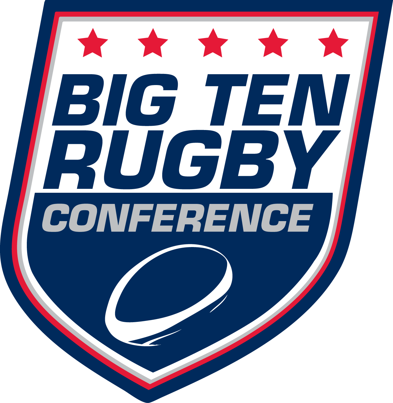Big Ten Rugby Logos -04 - Rugby Football (1304x1336), Png Download