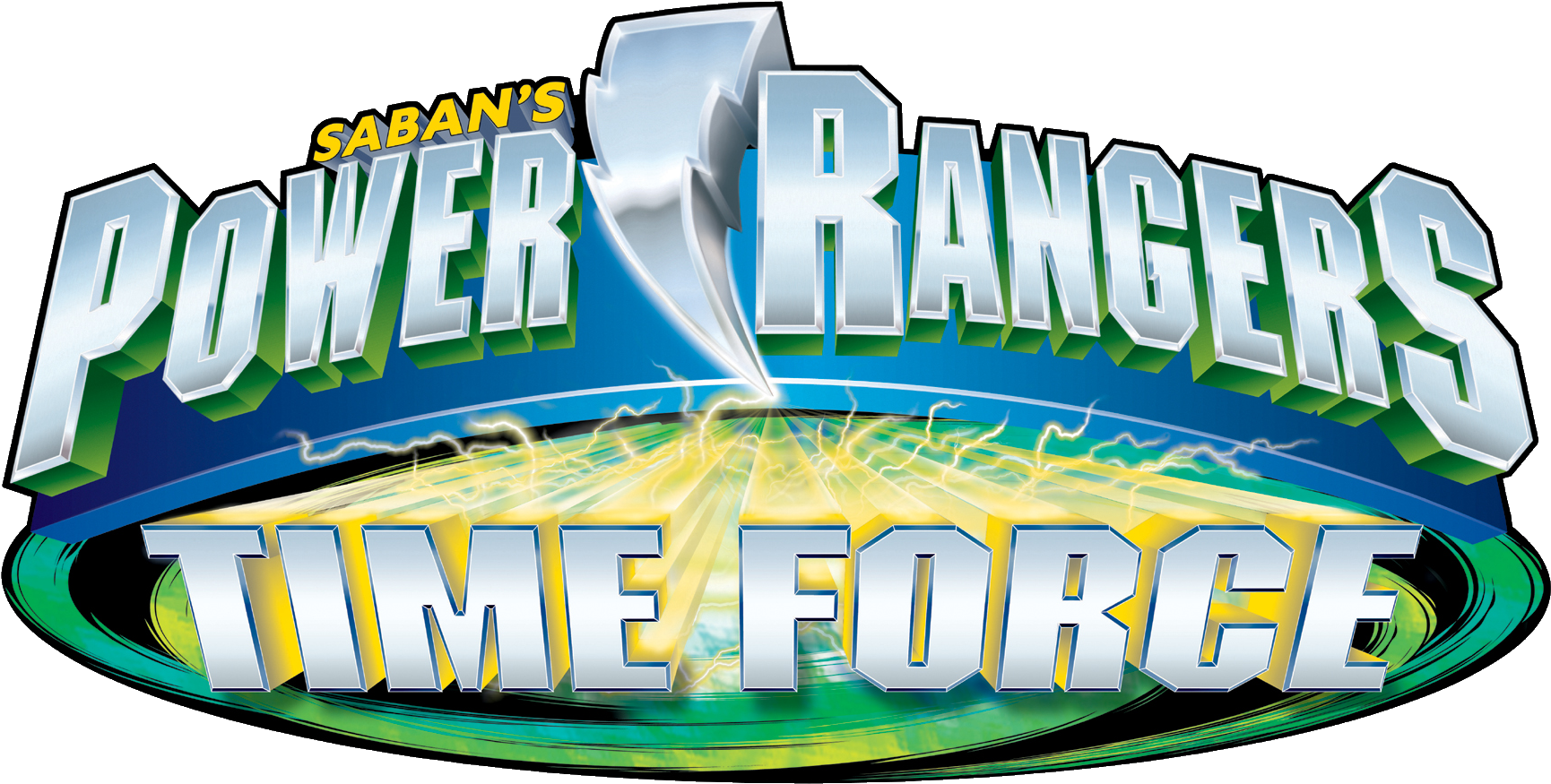 Power Rangers Time Force Logo (1772x880), Png Download