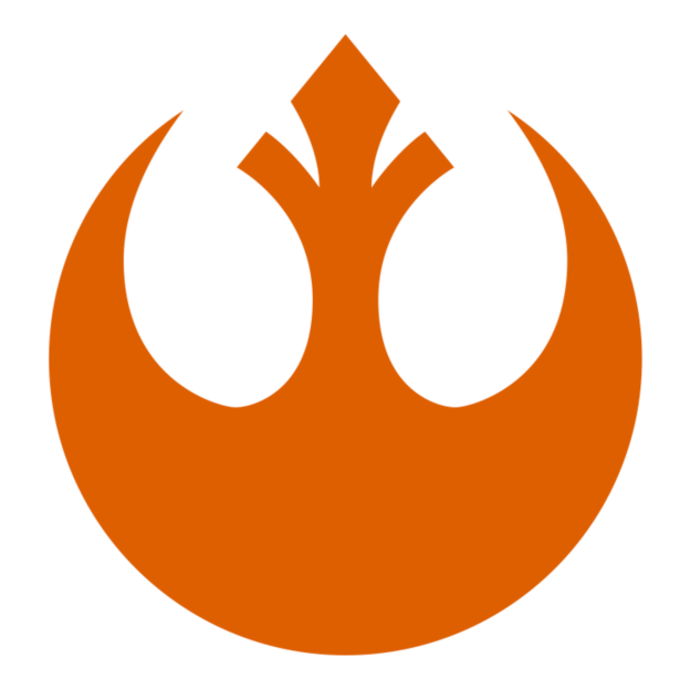 Star Wars The Force Awakens First Order And Resistance - Star Wars Stencils For Painting (624x623), Png Download
