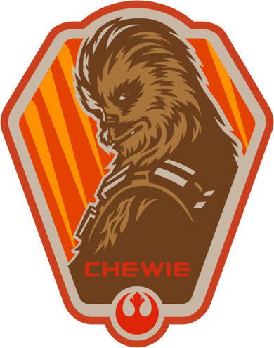 Star Wars The Force Awakens First Order And Resistance - Star Wars The Force Awakens Chewie Tote Bag (390x496), Png Download