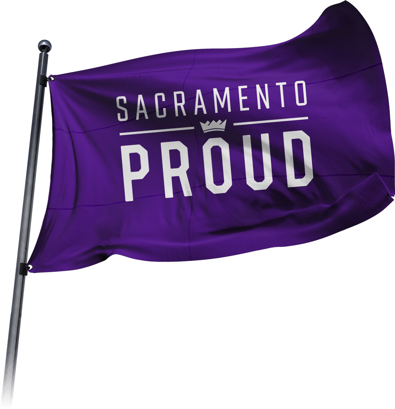 “sacramento Proud” Flag - Sacramento Kings Proud (1260x1303), Png Download