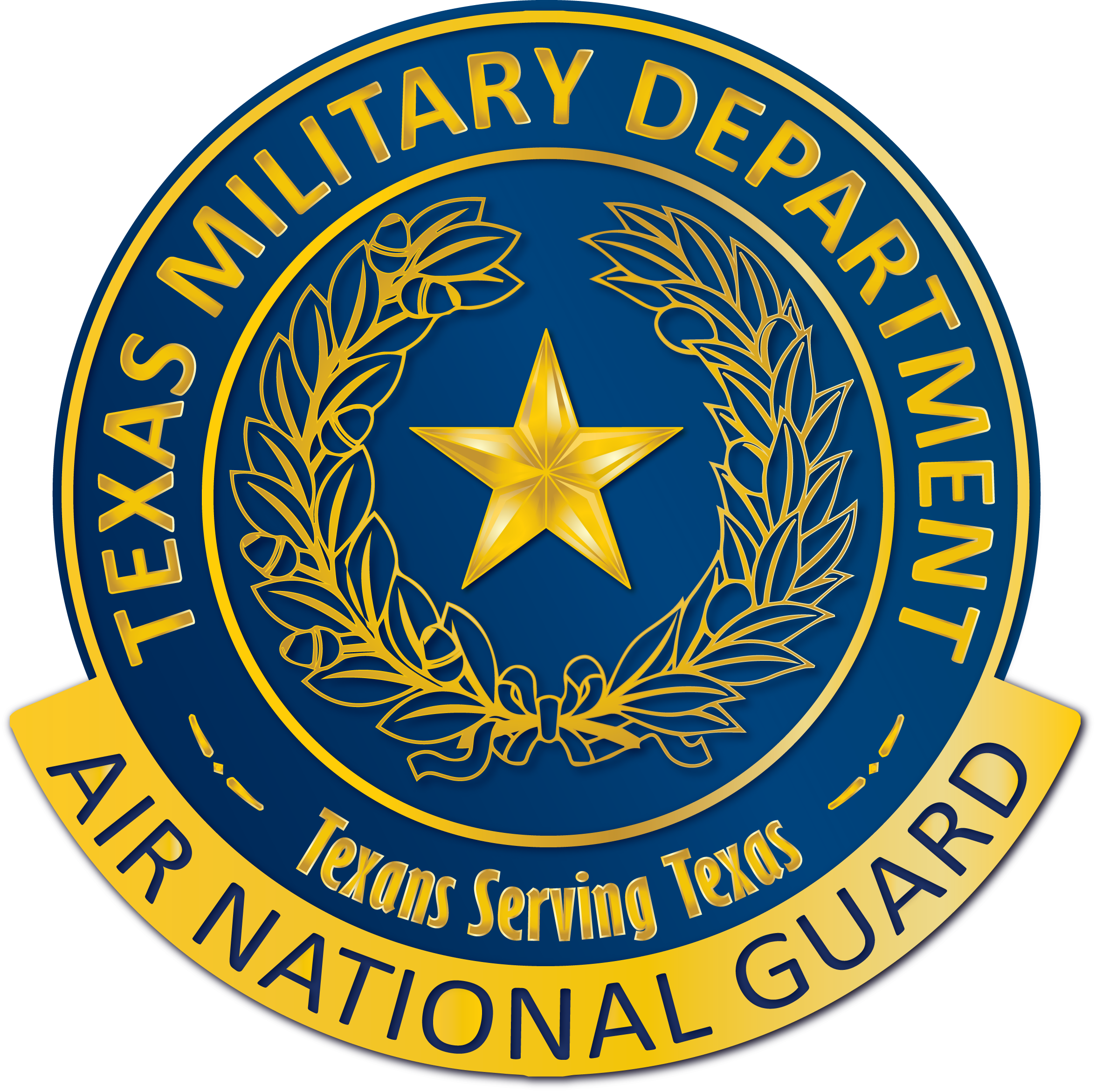 Texas Air National Guard Logo - Tmd Crest (2351x2343), Png Download