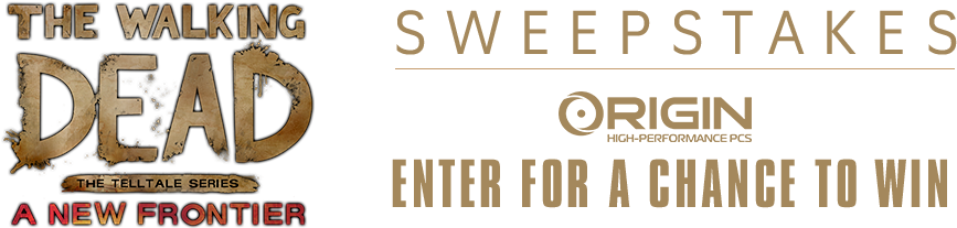 Win A Gaming Pc On Emg The Walking Dead - Origin Pc (1200x242), Png Download