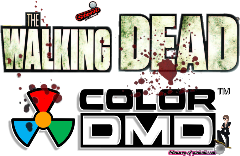 The Walking Dead Colordmd - Metallica Pinball Logo (801x527), Png Download