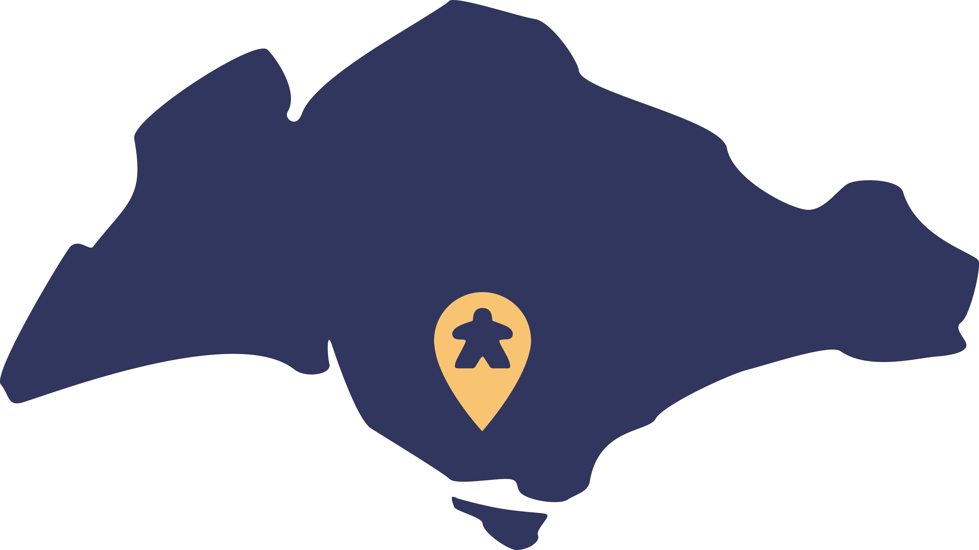 Follow Us - Map (3293x1852), Png Download