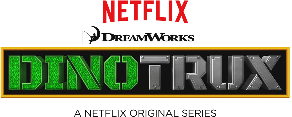 Mattel Named As Master Toy Partner For Dwa's Dinotrux - Dreamworks Dinotrux Logo (1024x546), Png Download