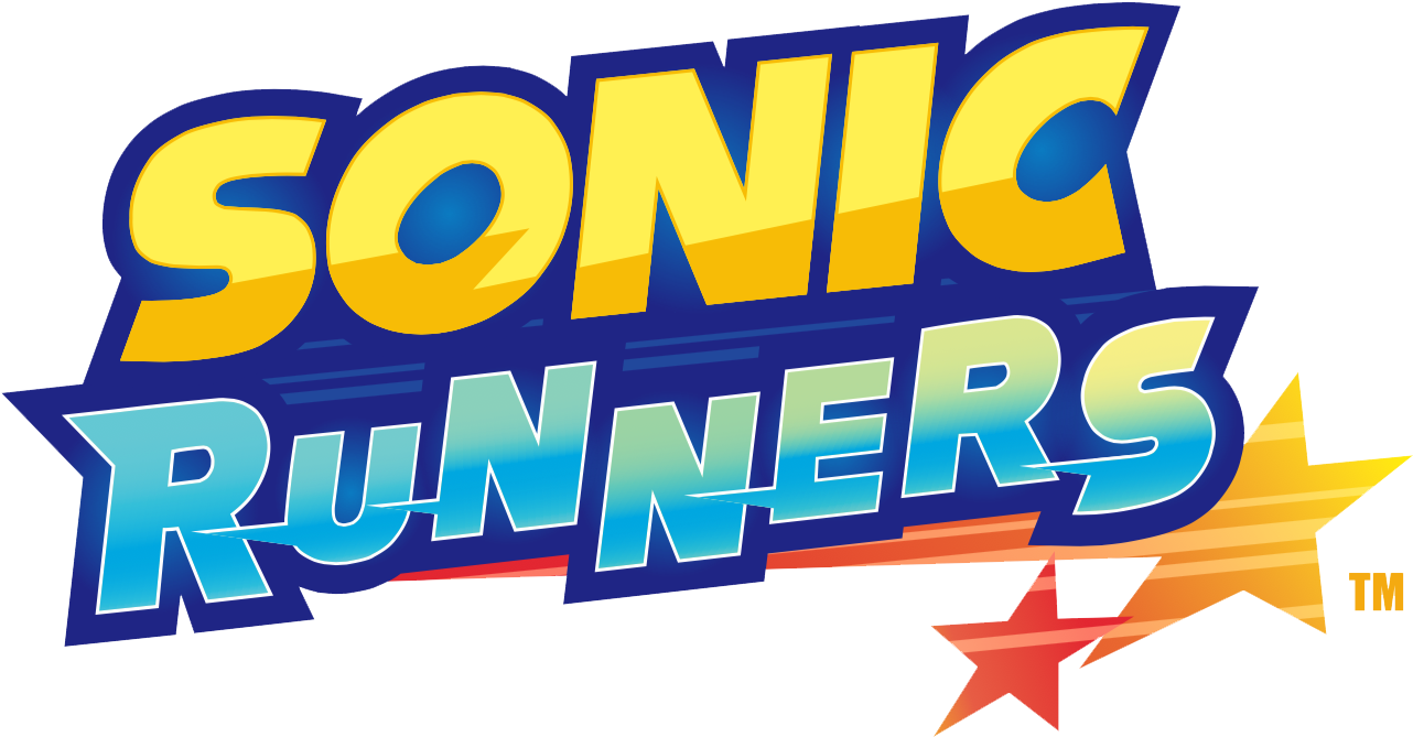 Sonic Runners Logo (1348x738), Png Download