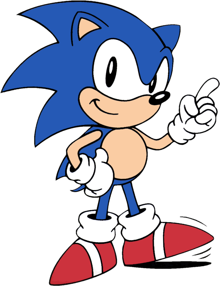 What's With All The Sonic Hate - Sonic The Hedgehog 90s (768x1008), Png Download