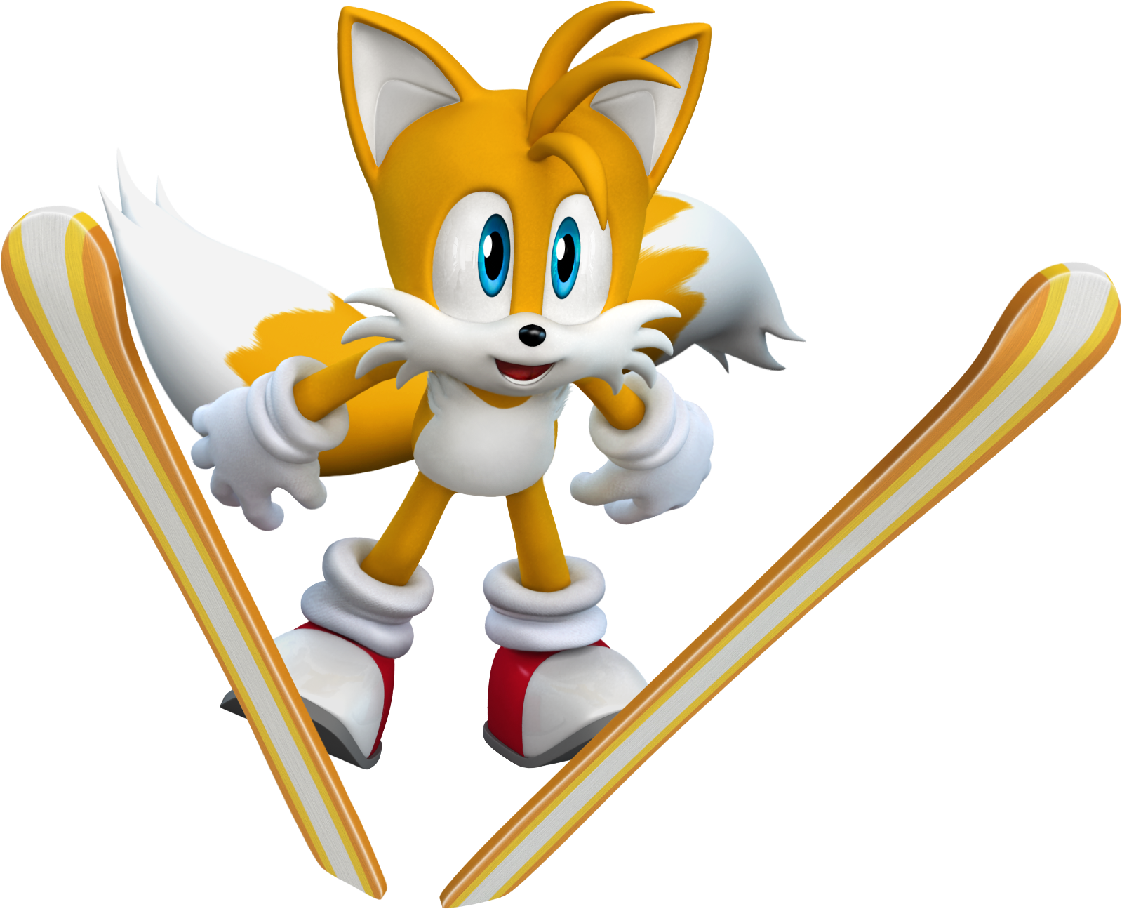 Characters From The Sonic The Hedgehog Series - Mario And Sonic At The Olympic Winter Games Tails (1599x1295), Png Download