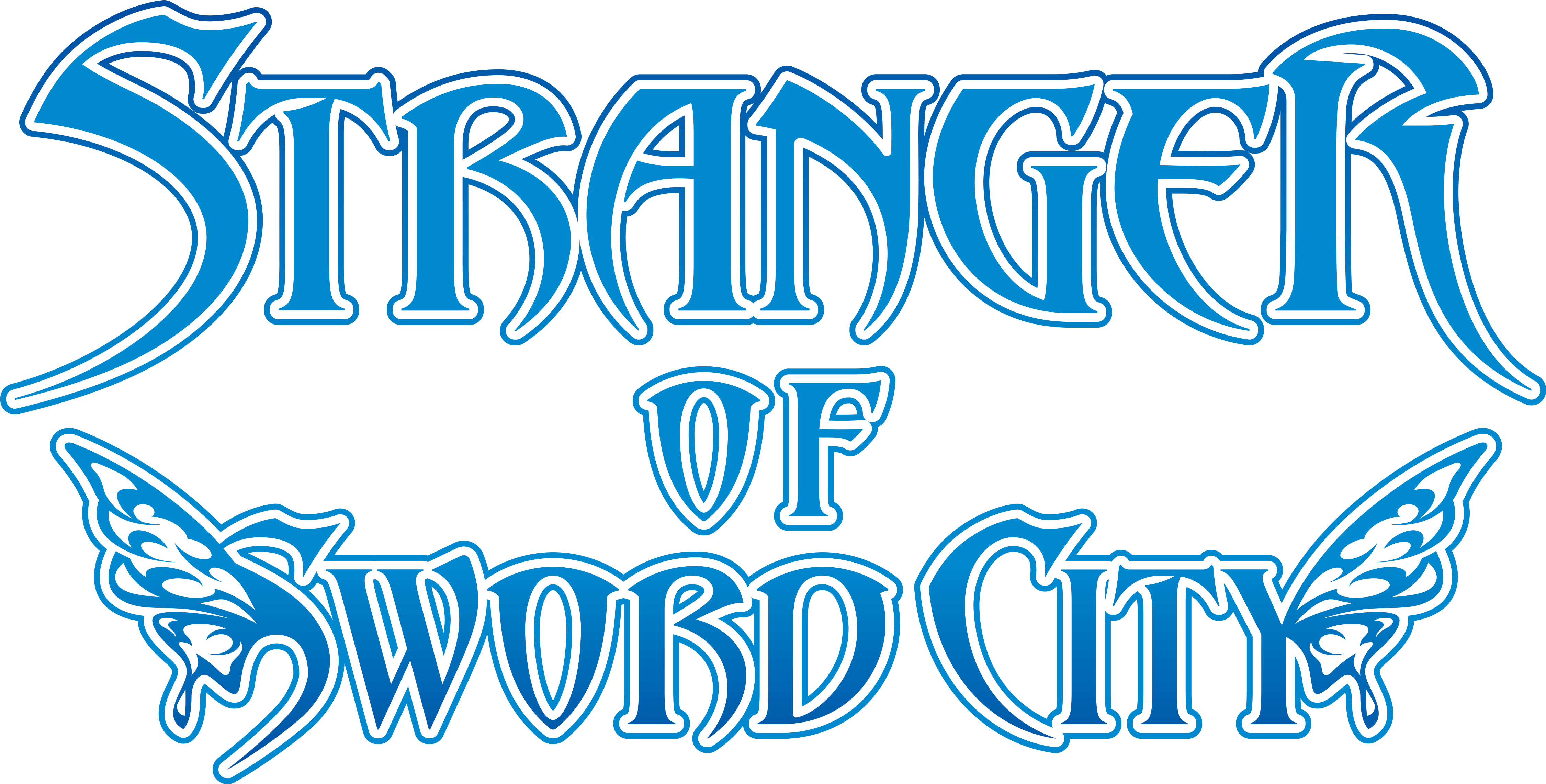 Stranger Of Sword City Logo - Stranger Of Sword City Artbook (4570x2452), Png Download