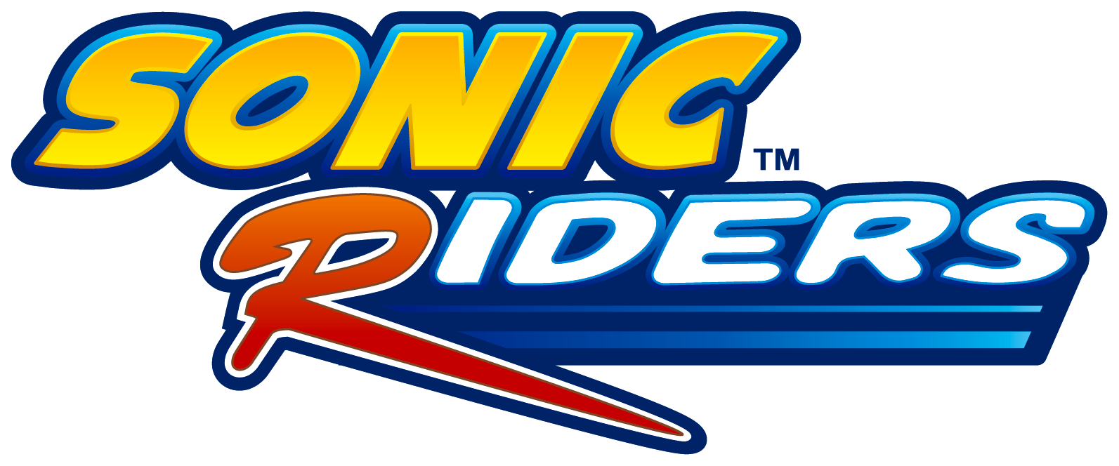 Sonic Team Logo Png - Sonic Riders Logo (1593x664), Png Download