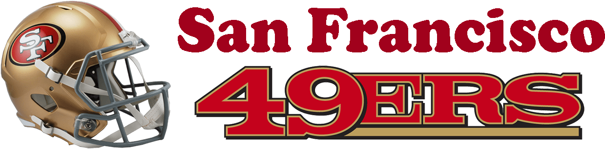 49ers Game - San Francisco 49ers Replica Nfl Speed Full Size Helmet (1260x320), Png Download