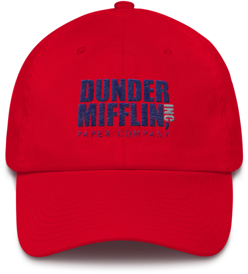The Office Dunder Mifflin Cotton Cap - Baseball Cap (600x600), Png Download
