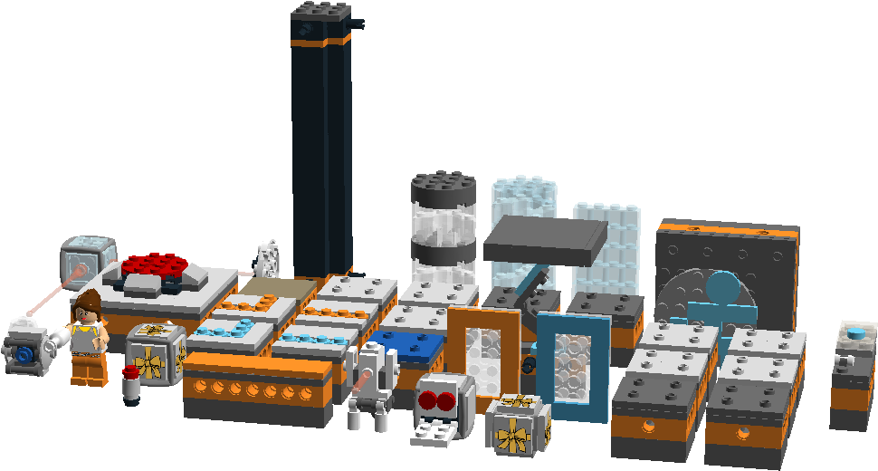 Portal 2 Modular Test Chamber - Electronic Component (1356x708), Png Download