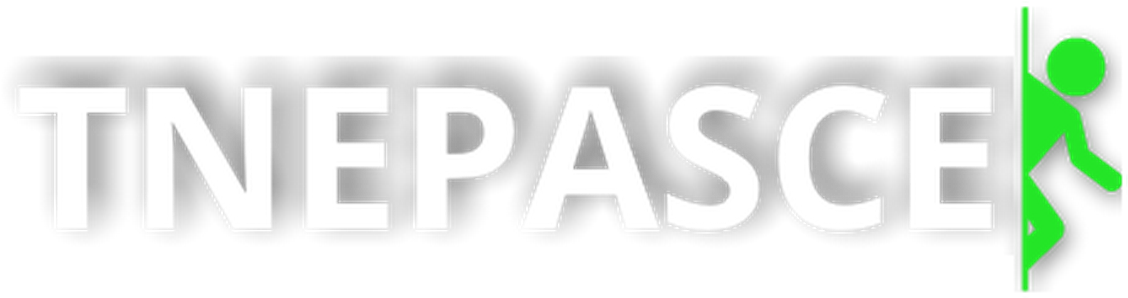 Tnepasce Is A New Portal 2 Mod That Is Still In Development - Black-and-white (1200x630), Png Download