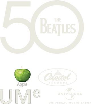 Albums Box Set - Half Moon Bay The Beatles Logo Single Coaster (350x400), Png Download