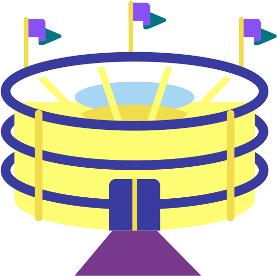 Graphic Free Library U F Df To Make Your Own - Stadium (568x568), Png Download