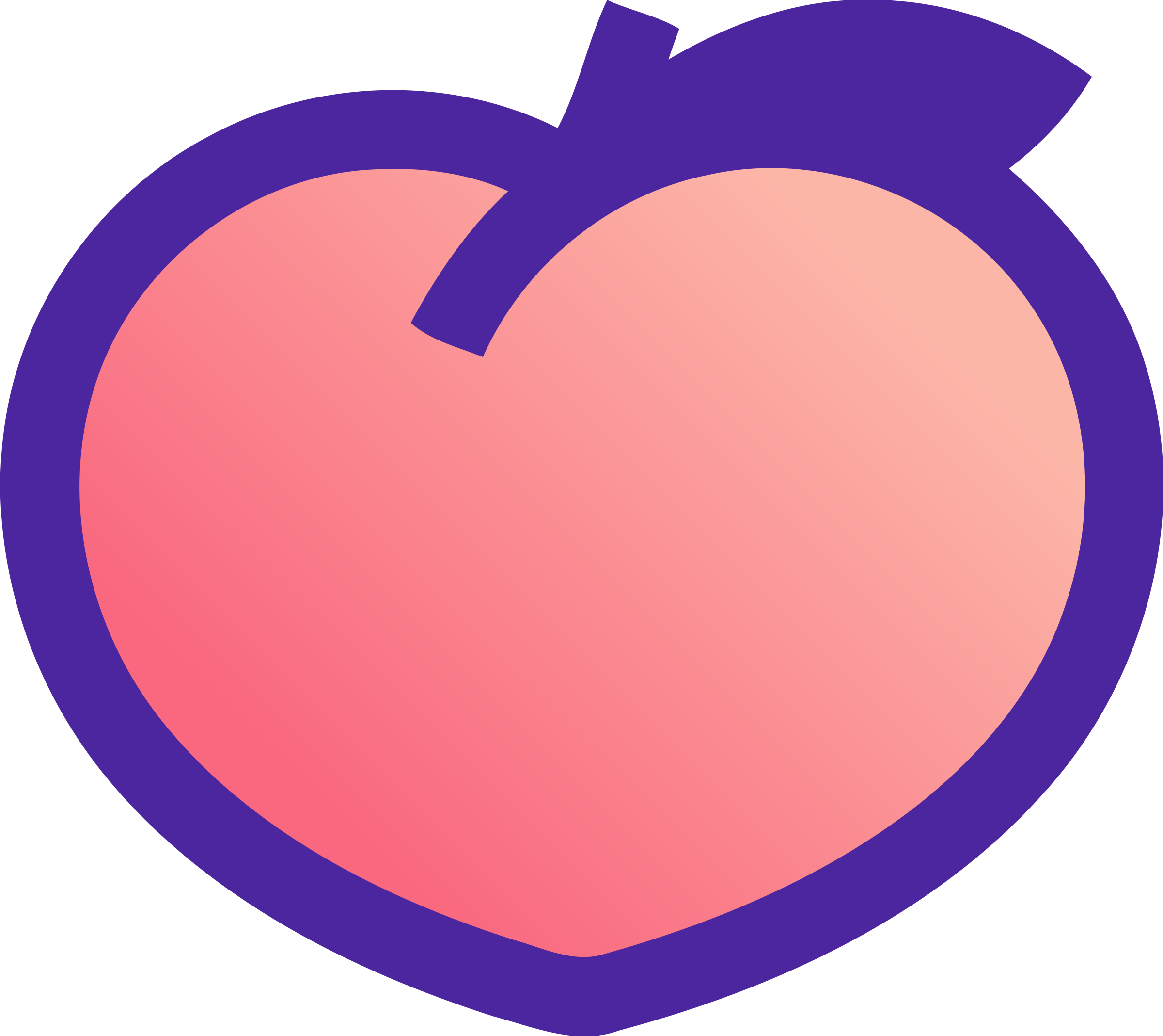 Banner Library Library Logo Png Transparent Freebie - Peach Vector Logo (2400x2136), Png Download