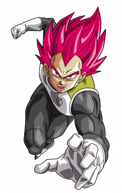 Download Free Printable "vegeta Png" Template Coloring (412x650), Png Download